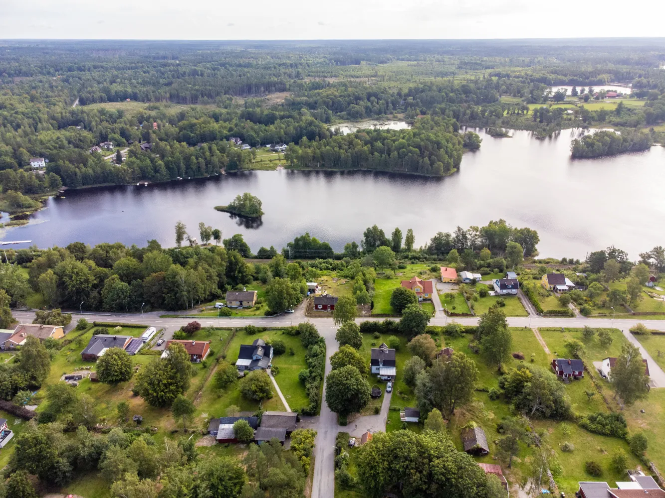 Holmsjö flygbild