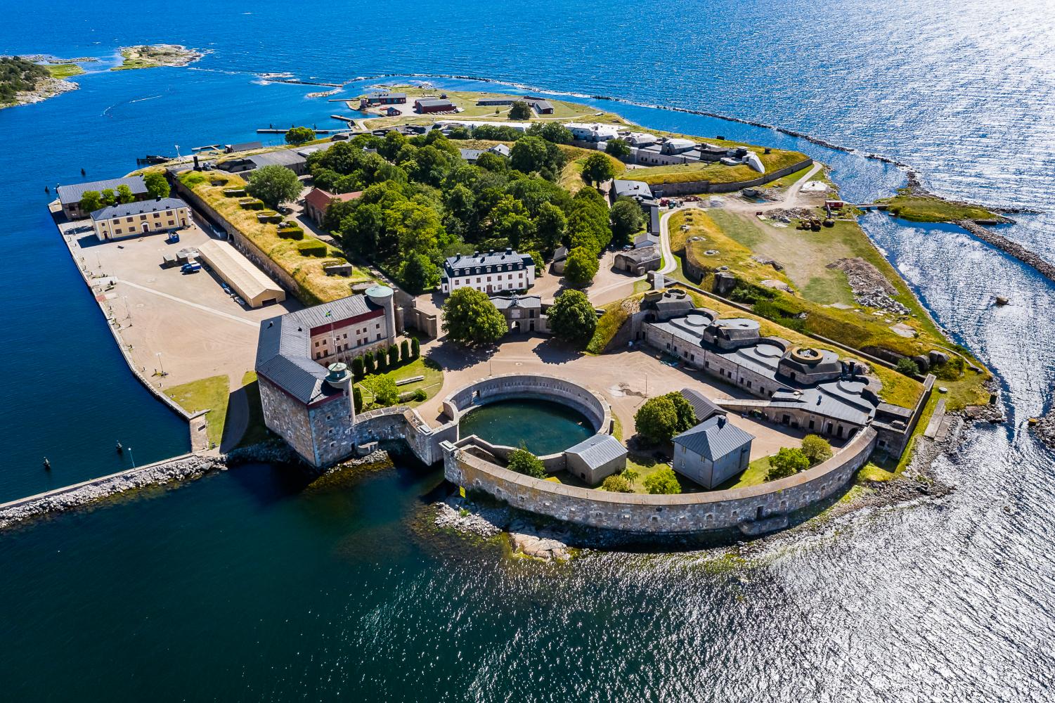 Kungsholms fort - flygbild