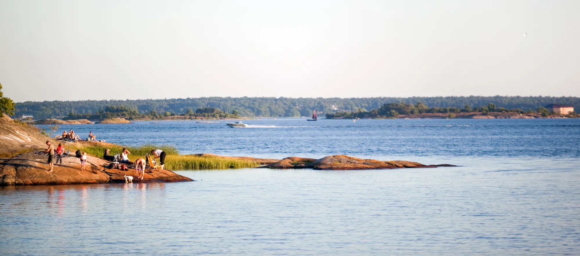 Karlskrona skärgård, klippa.