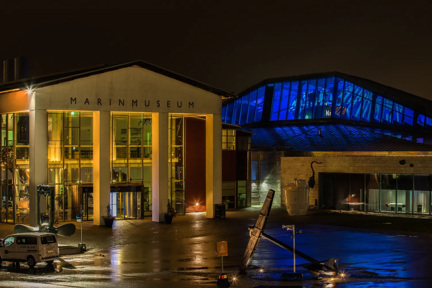 The Naval Museum by night