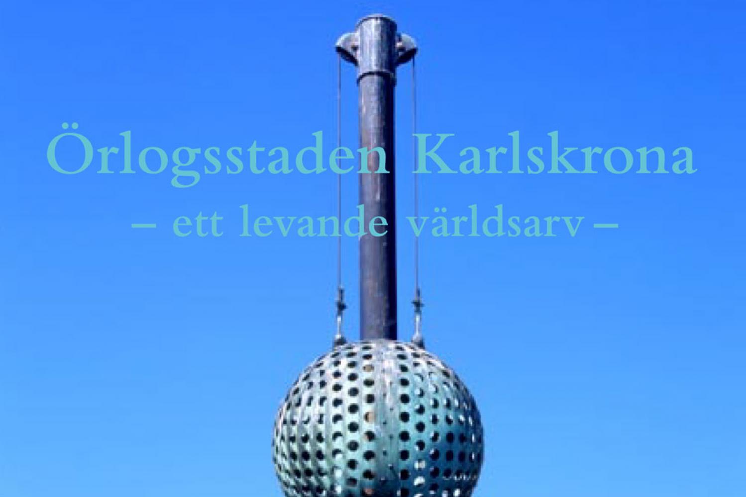 Framsida på broschyren Örlogsstaden Karlskrona