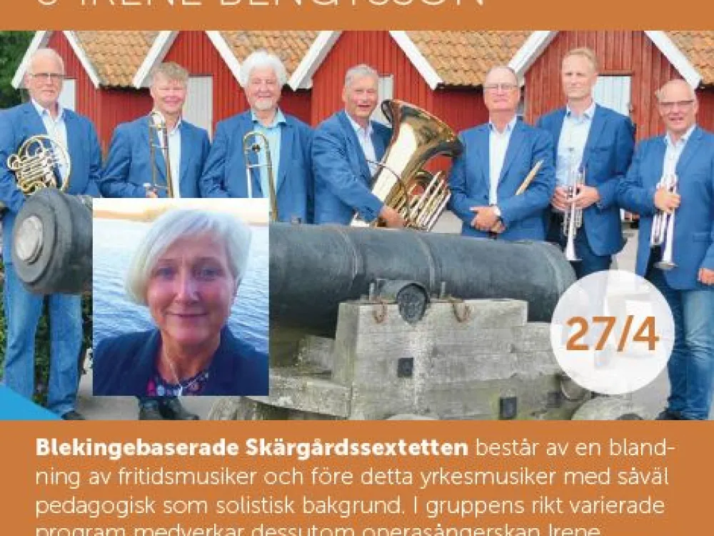 Skärgårdssextetten and Irene Bengtsson in Fredrikskyrkan