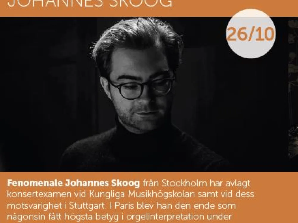 Organ koncert with Johannes Skoog