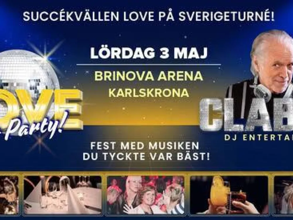Love 50+ party & Clabbe Claes af Geijerstam