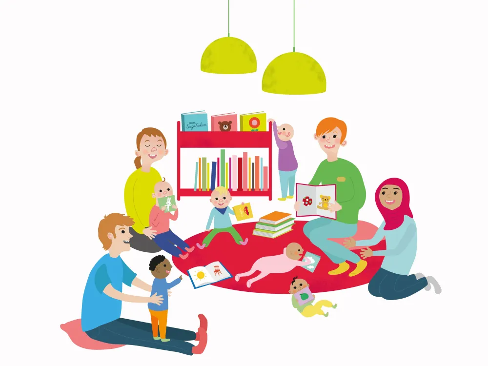 Bokis på Kungsmarkens bibliotek
