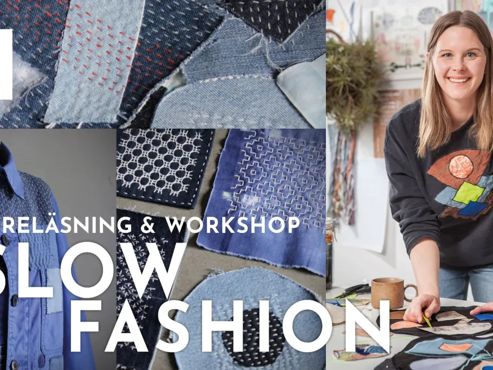Tisdagsföredrag & Workshop - Slow Fashion, Japanskt Återbruk & Hållbara Garderober med Jennie Dahlen