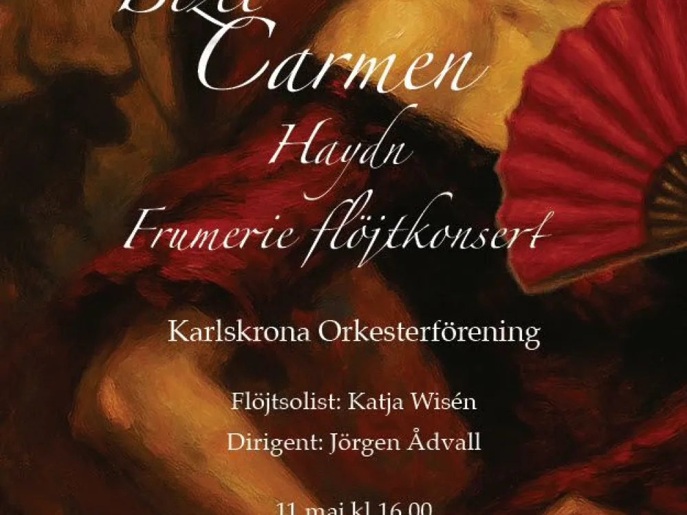 Bizet Carmen, Haydn och Frumerie flöjtkonsert