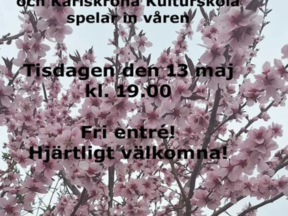 Vårkonsert i Jämjö Kyrka