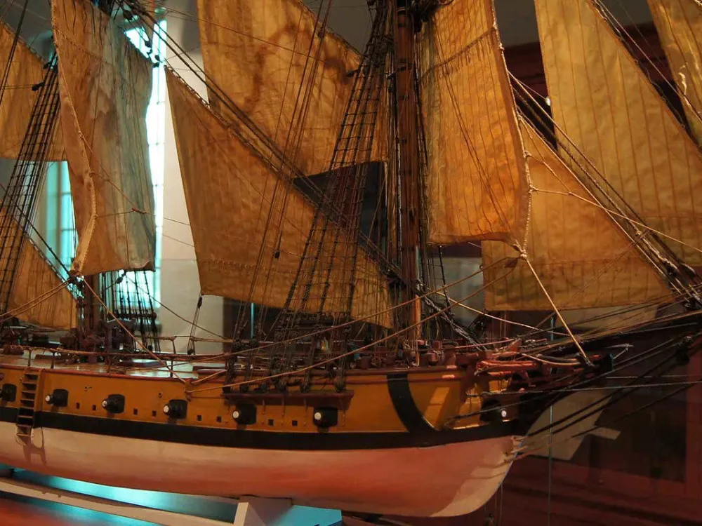 Guidad visning på Marinmuseum: Den seglande flottans historia