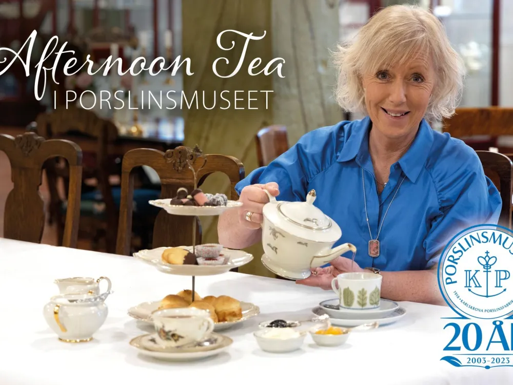 Afternoon tea - Karlskrona Porslinsmuseum