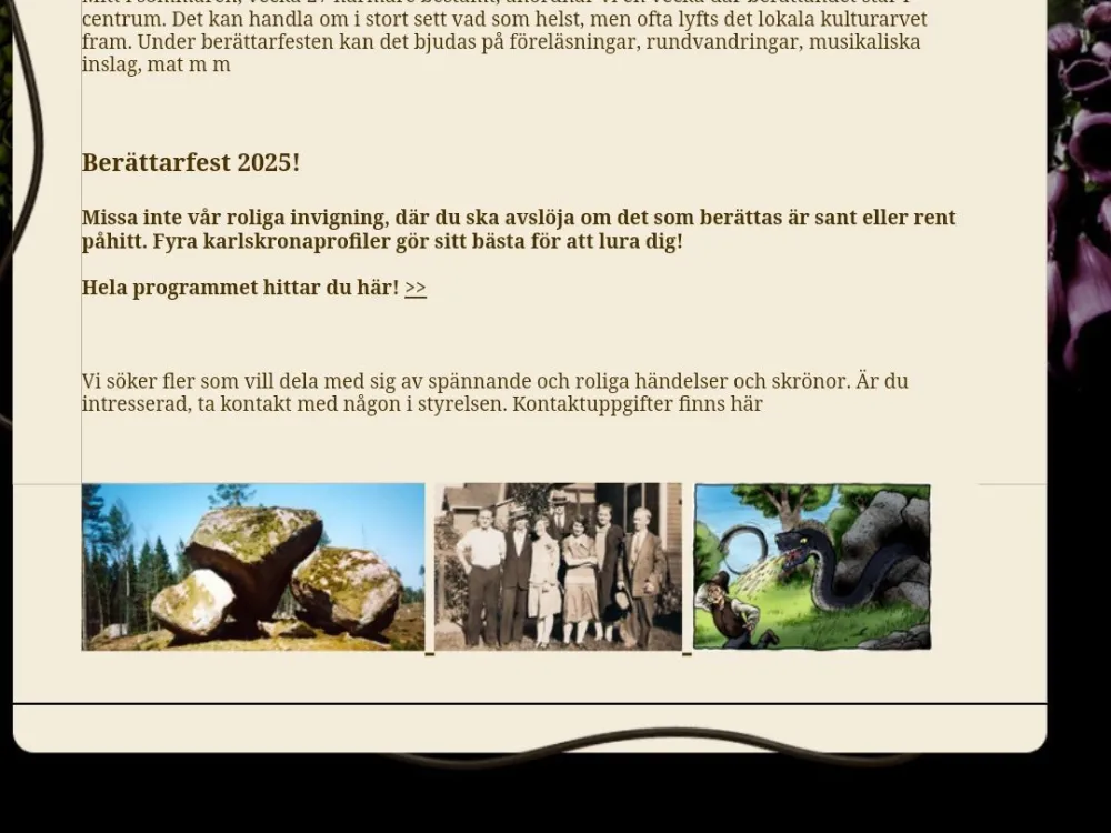 Berättarfest 2025 - Berättelser under eken