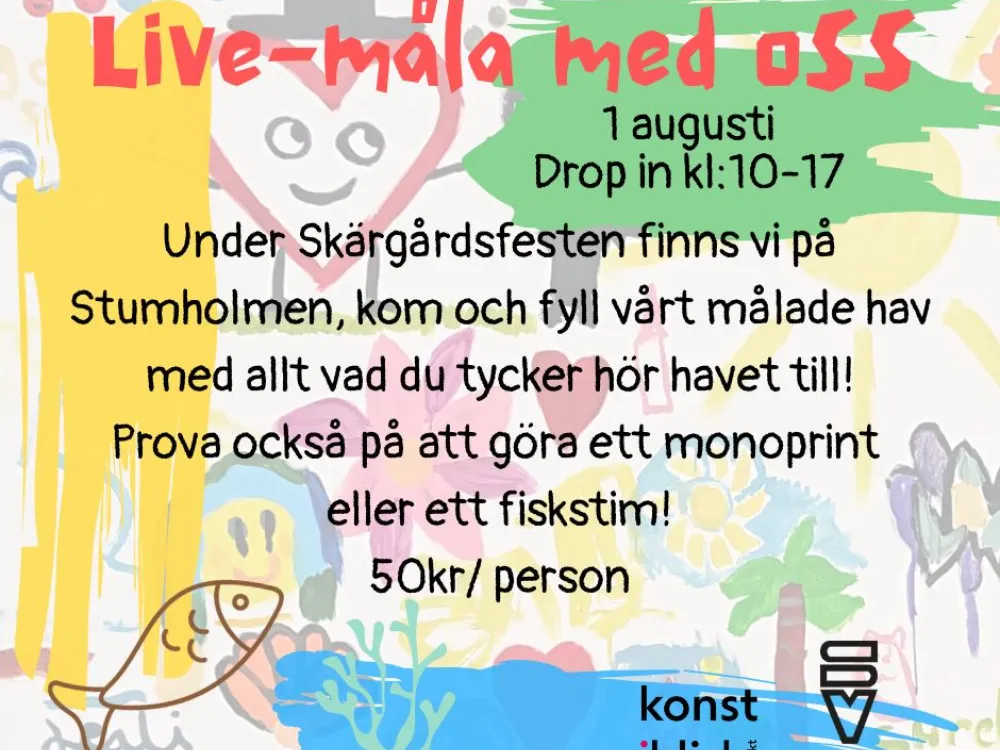 Live-måla på Stumholmen