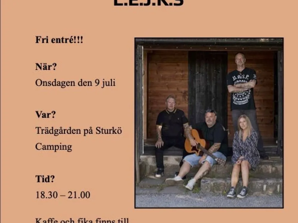 Country & Rock night at Sturkö Camping!