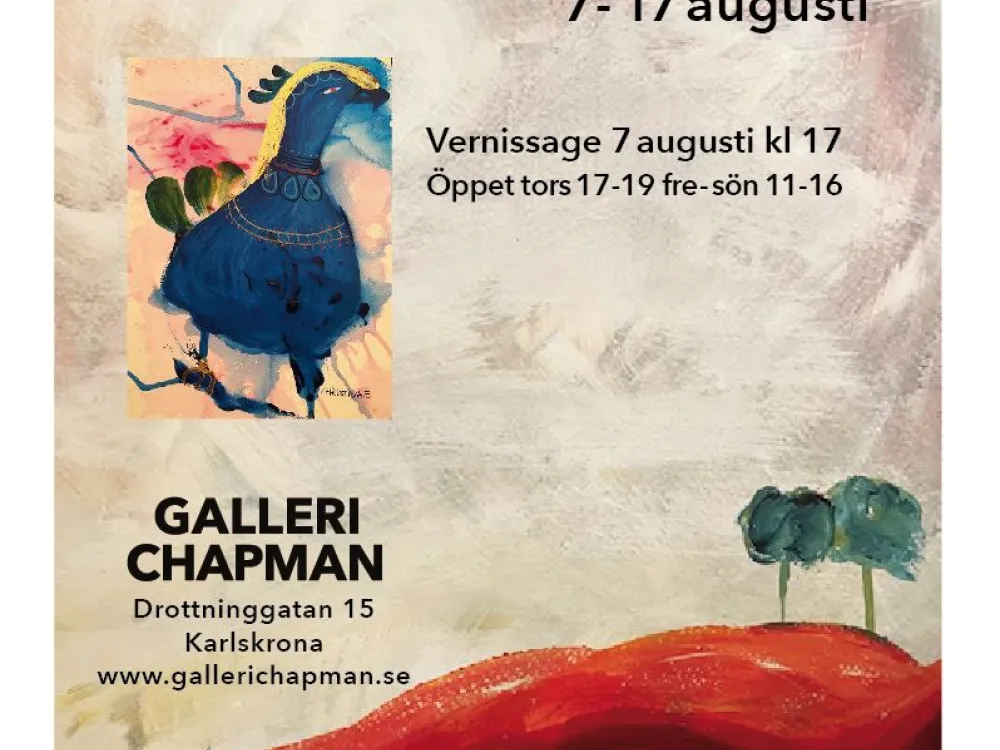 Konstutställning på Galleri Chapman - Christina Ericsson