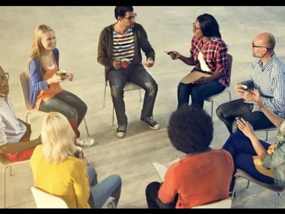 Language café for adults
