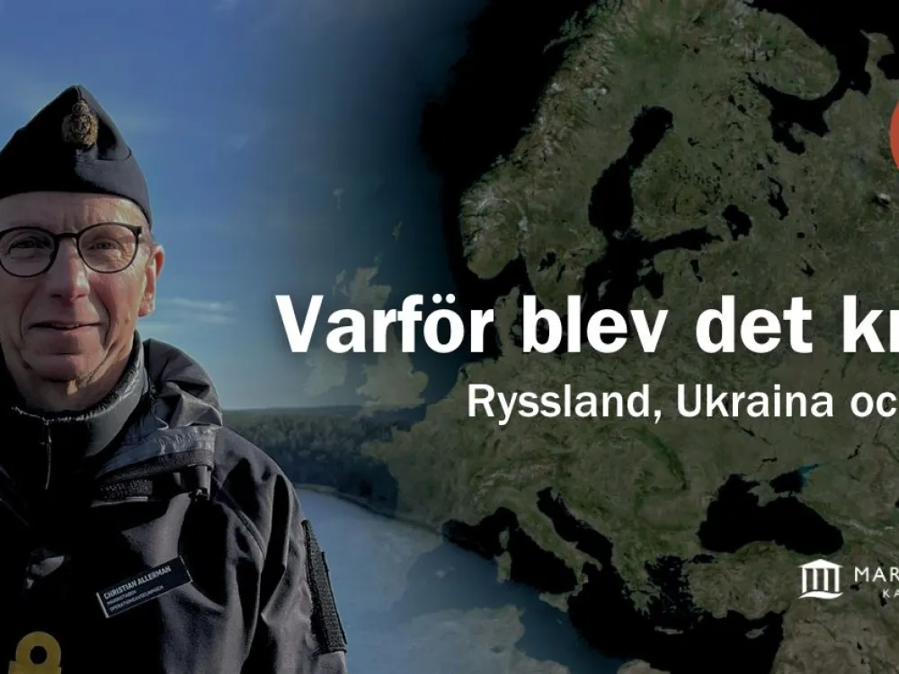 Föreläsning på Marinmuseum: Varför blev det krig? Ryssland, Ukraina och Väst