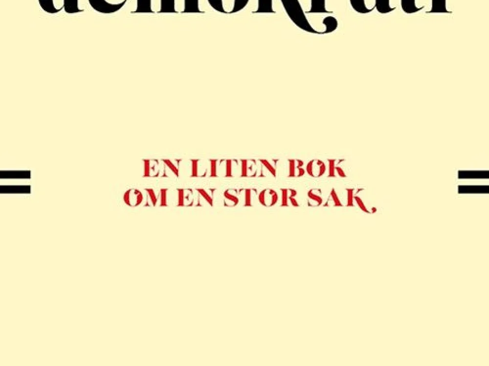 Stadsbibliotekets bokcirkel: Demokrati - en liten bok on en stor sak