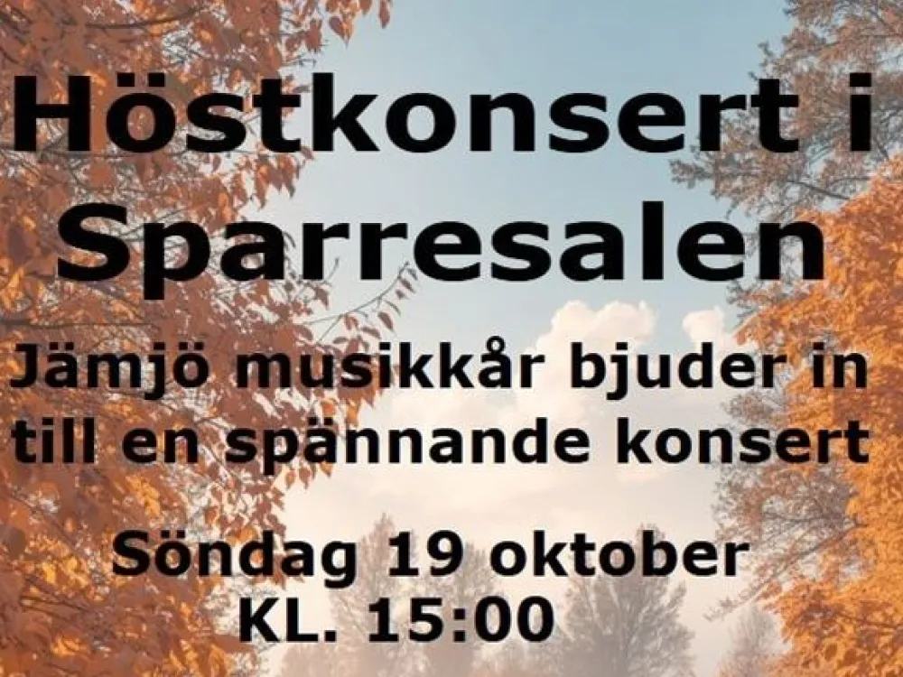 Autumn concert - Jämjö Musiksällskap