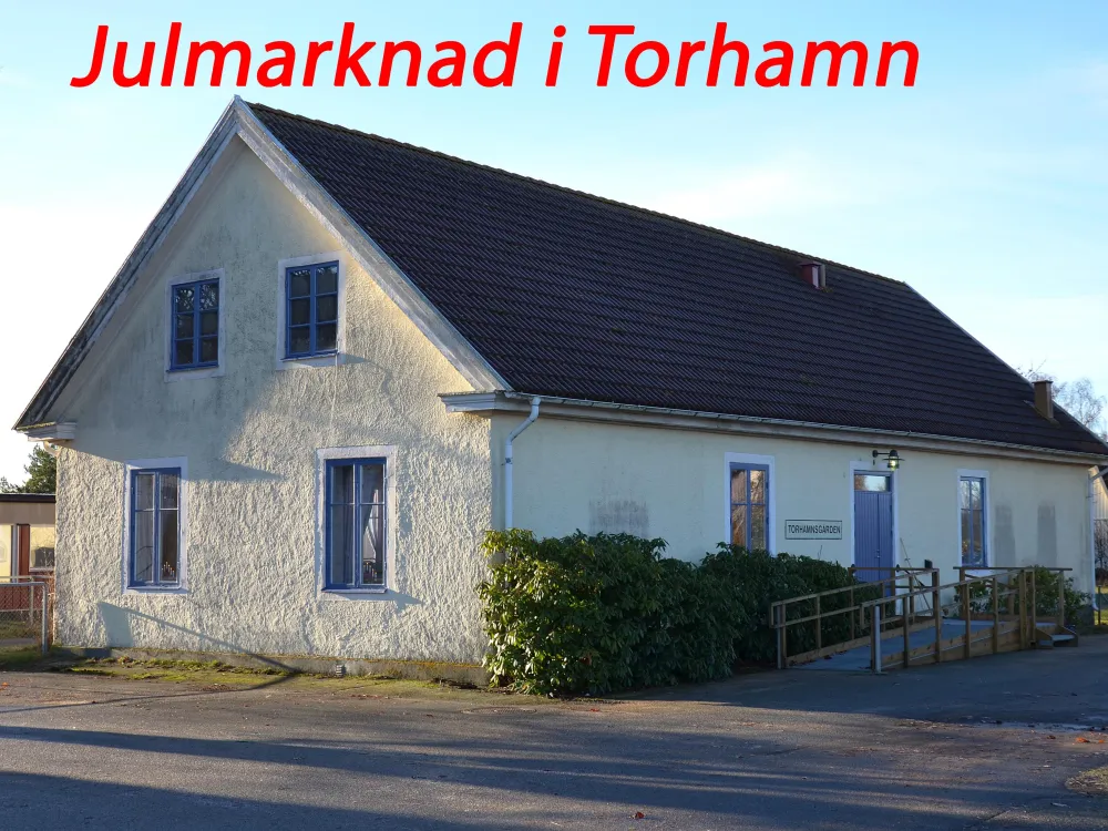 Christmas market in Torhamn