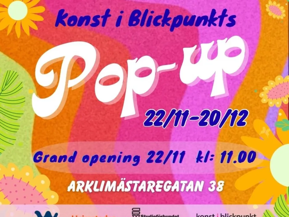 Konst i Blickpunkts Pop-up