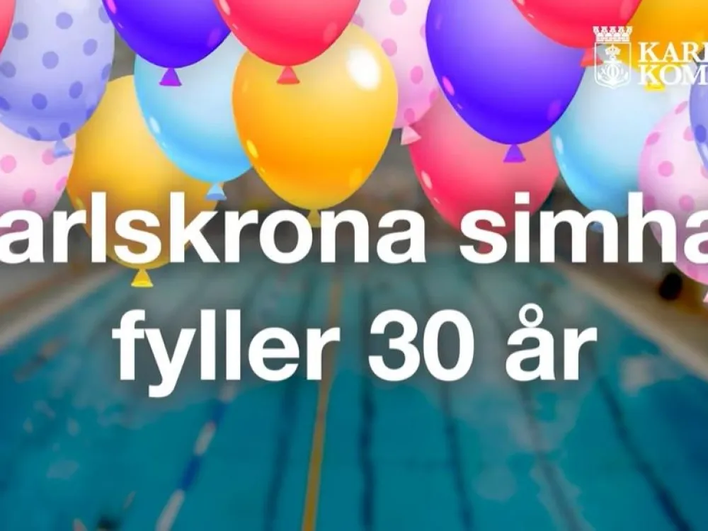 Karlskrona simhall 30 år