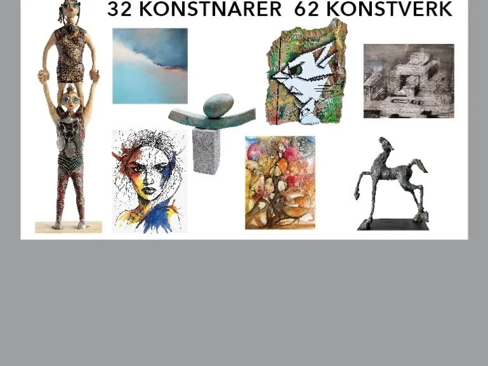 jurybedömd konstutställning vinterljus