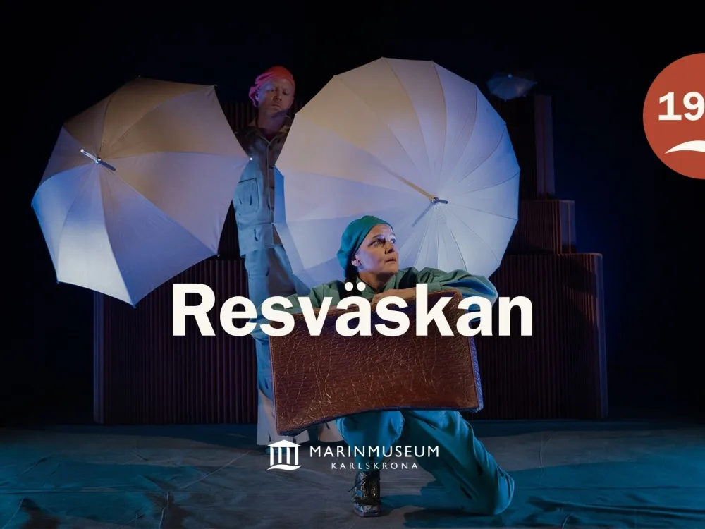 Teaterföreställning på Marinmuseum: Resväskan