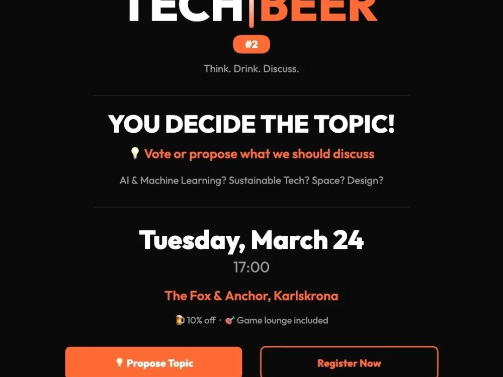 Tech Beer Karlskrona