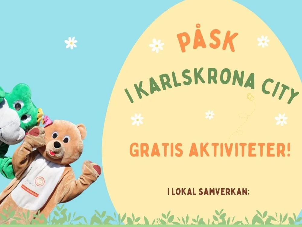 Påsk i Karlskrona City 2026