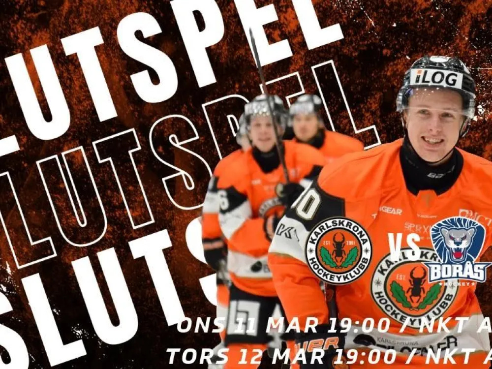 Slutspel hockey: Karlskrona HK - Borås