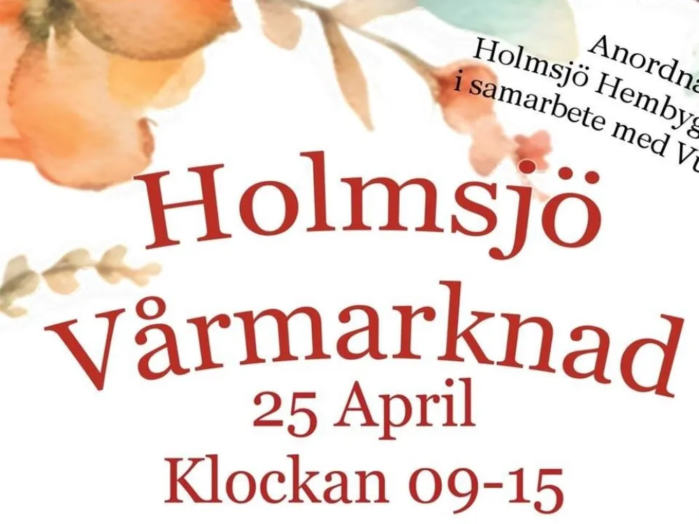 Spring market in Holmsjö