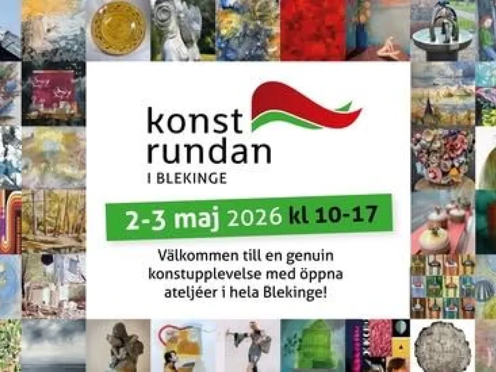Konstrundan i Blekinge 2026