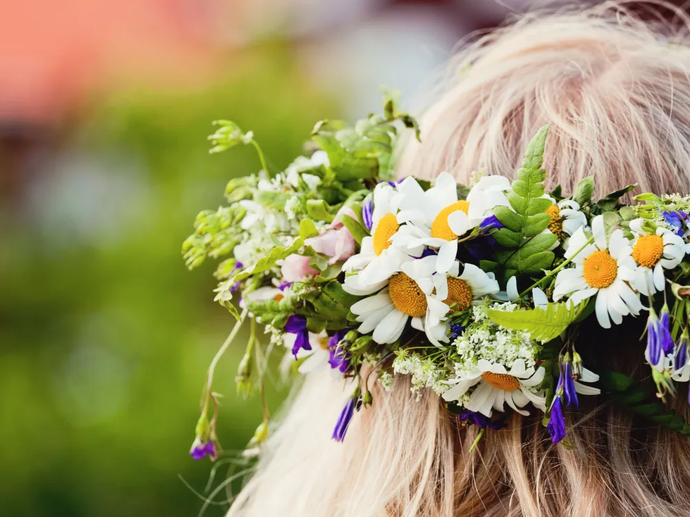 Midsummer celebration in Wämöparken
