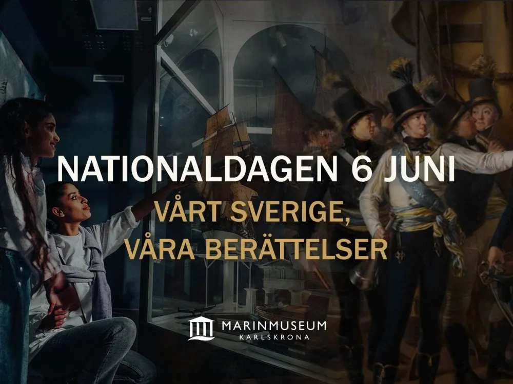 Fira nationaldagen på Marinmuseum: Vårt Sverige, våra berättelser