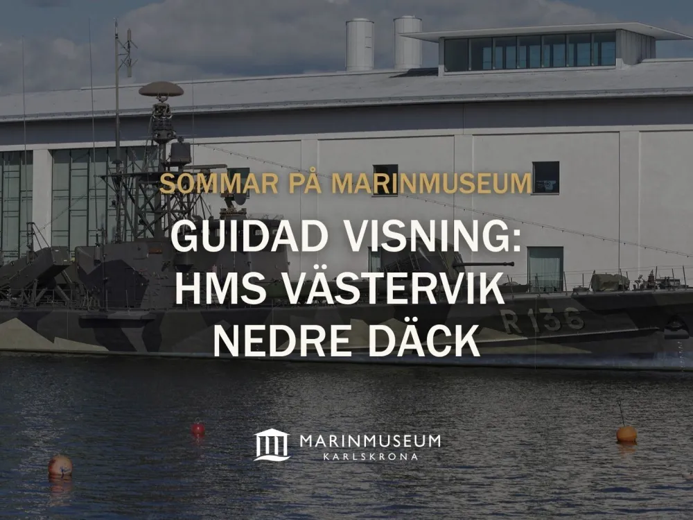 Guidad visning på Marinmuseum: HMS Västervik nedre däck