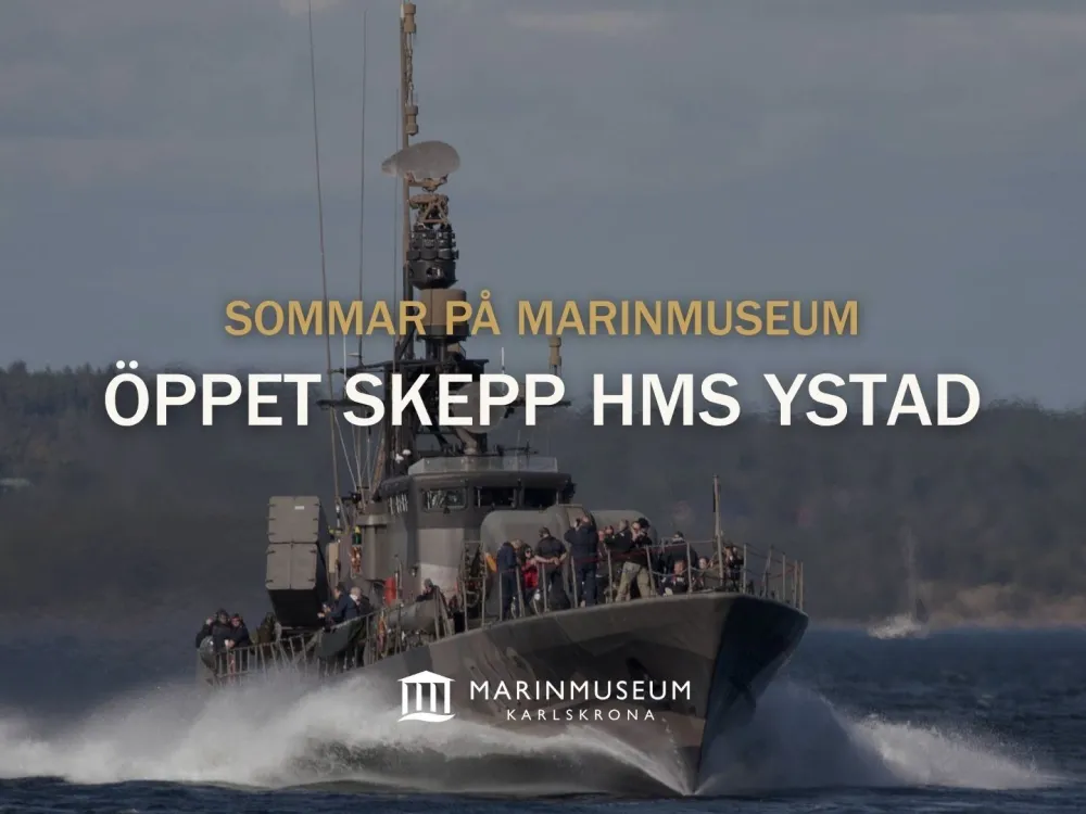 Sommar på Marinmuseum: Öppet skepp HMS Ystad