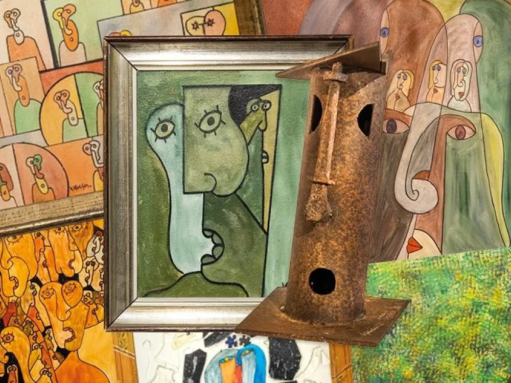 GUIDED TOUR OF THE EXHIBITION - Kjell Hobjer's Life Journey – Lots of Kjell and a Little Allan