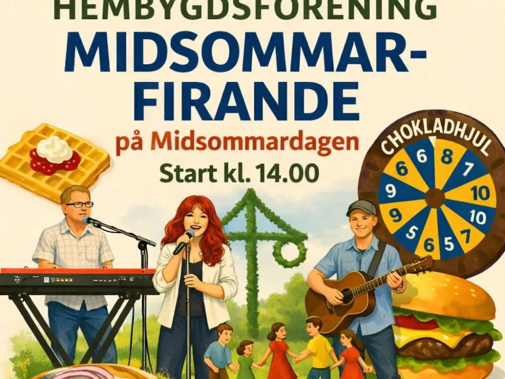 Midsommarfirande Sibbamåla Hembygdsgård
