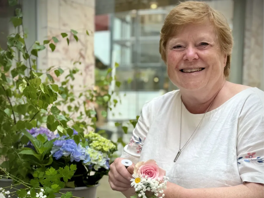 Make your own flower wreath at Wachtmeister during the Leaf Market
