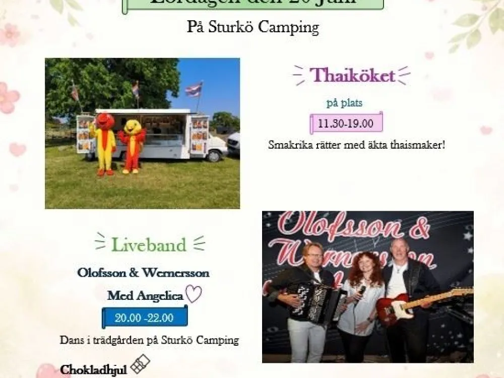 Summer celebration at Sturkö Camping