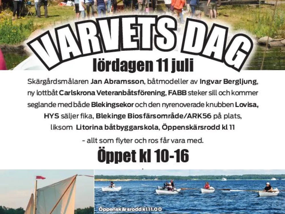 Varvets dag Mårtenssons båtbyggeri, Östra Hästholmen