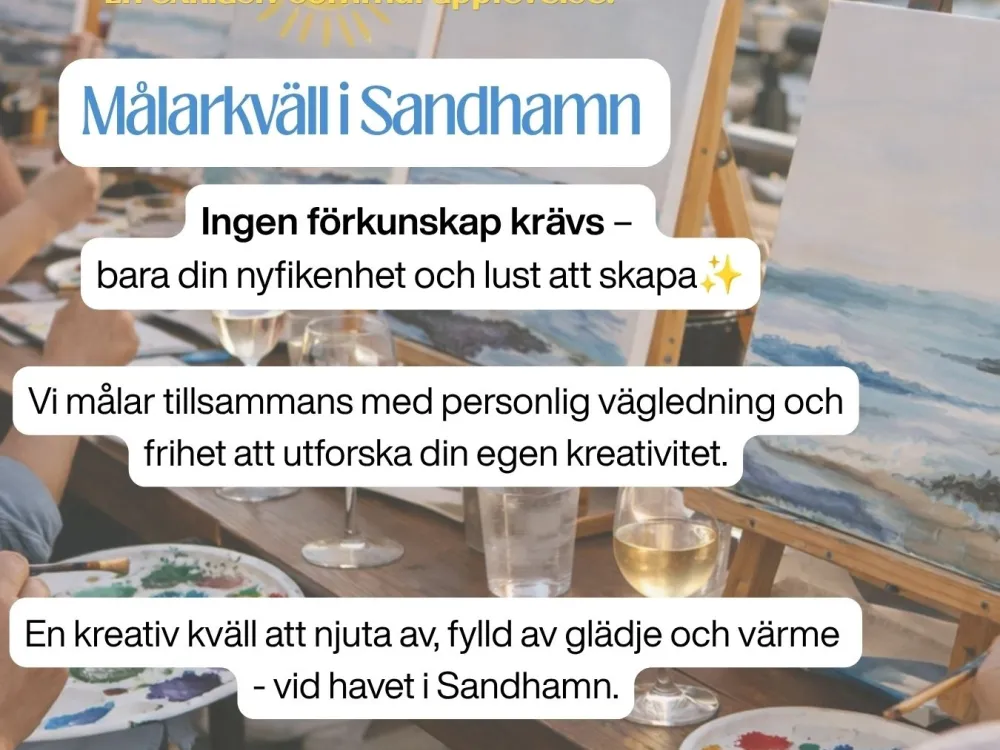 Målarkväll Sandhamn