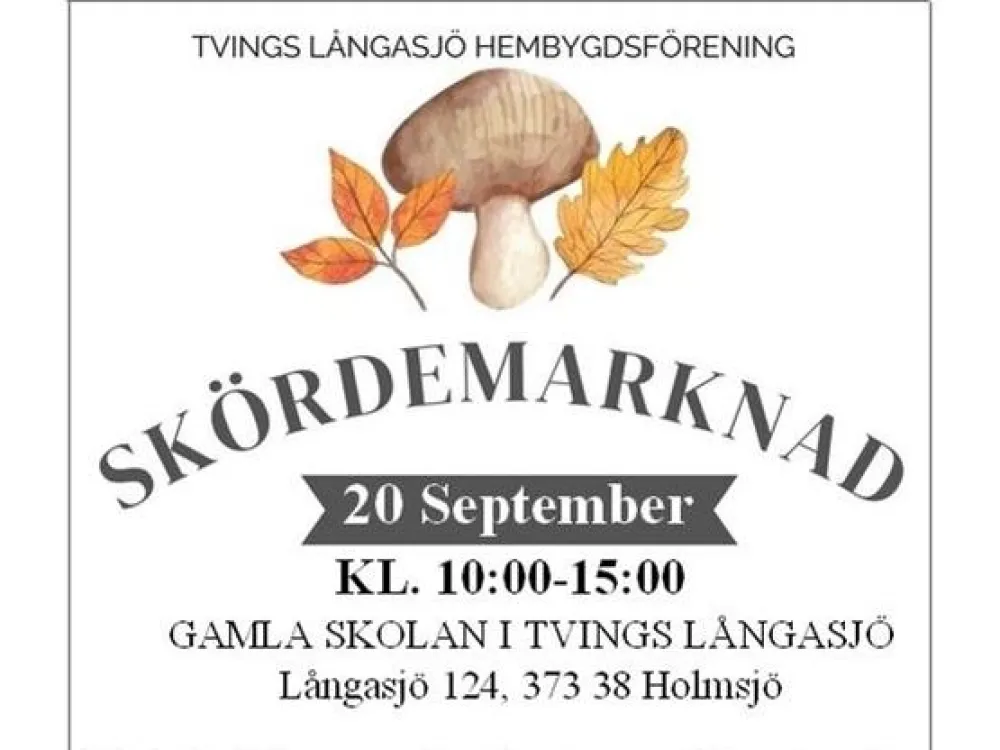 Harvest market in Tvings Långasjö 