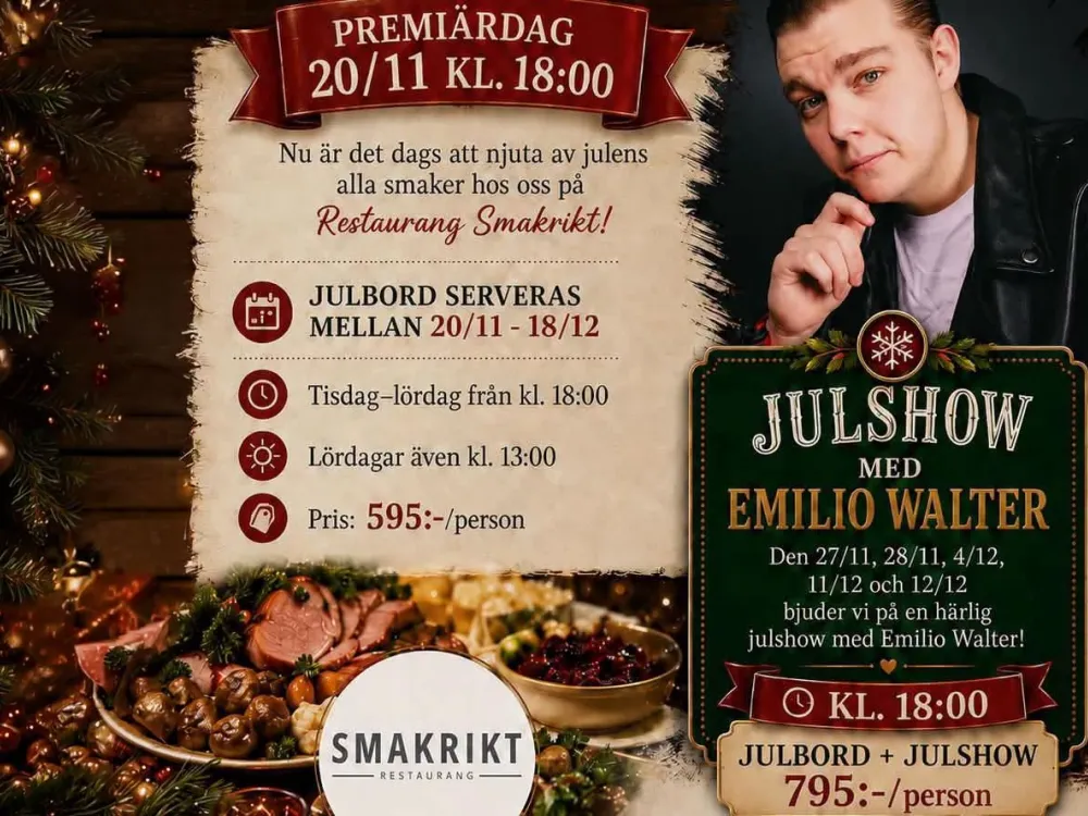 Julshow med Emilio Walter