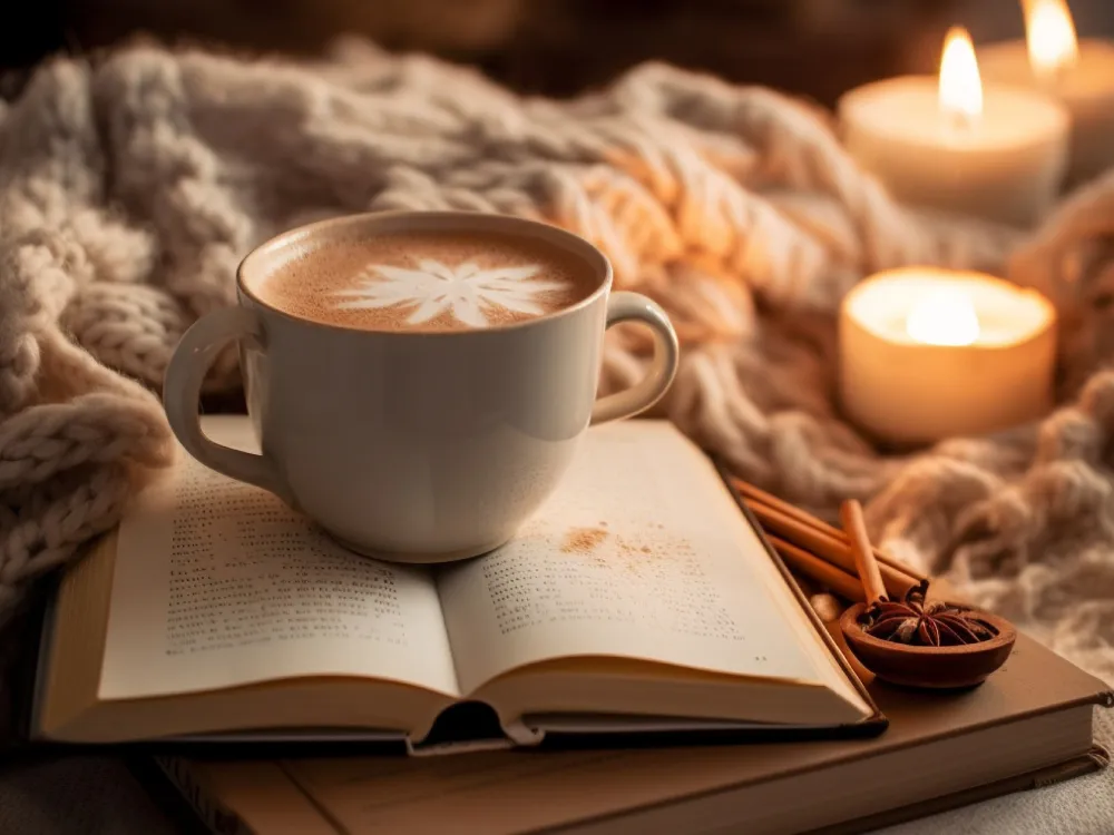 Bokcafé på Sturkö bibliotek