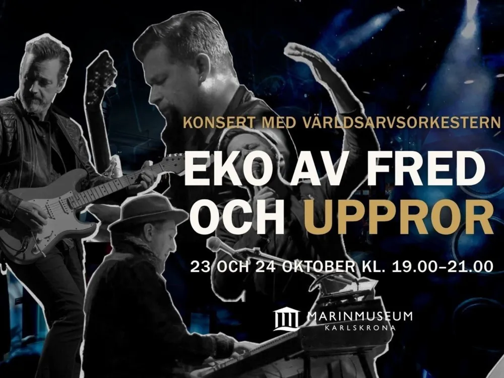 Konsert på Marinmuseum: Eko av fred och uppror