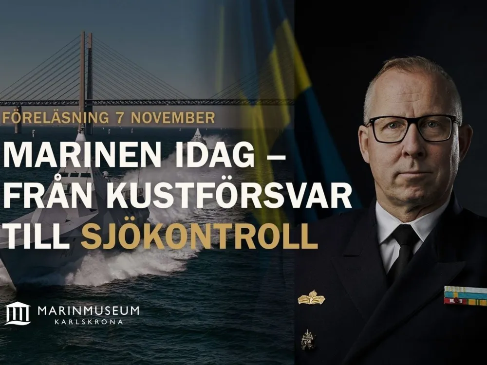 Föreläsning på Marinmuseum: Marinen idag - från kustförsvar till sjökontroll