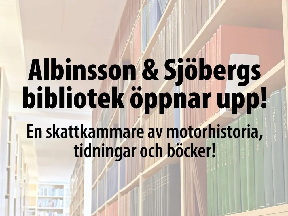 Albinsson & Sjöbergs bibliotek öppnar upp