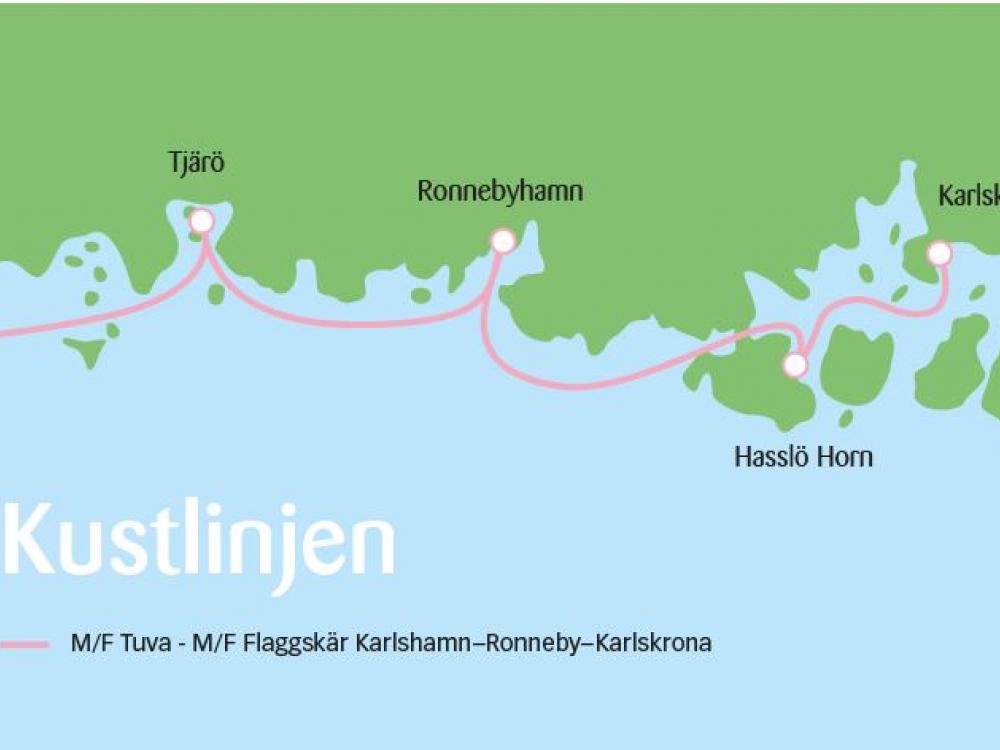 Boat - Karlskrona / Ronneby / Karlshamn coastline