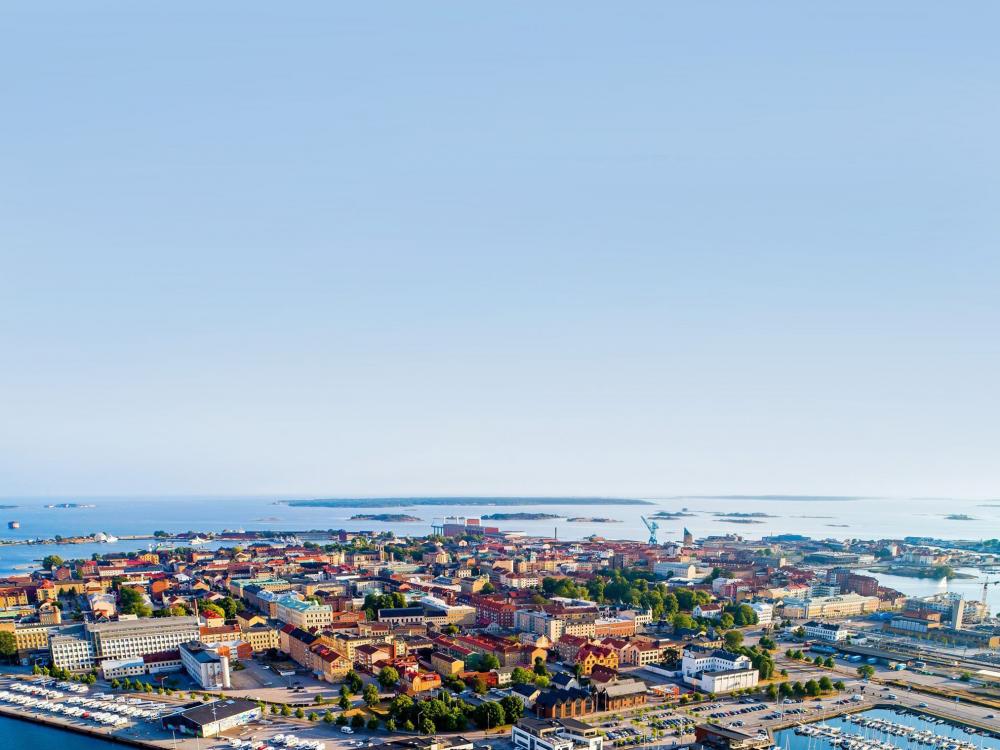 Karlskrona City marina and city port